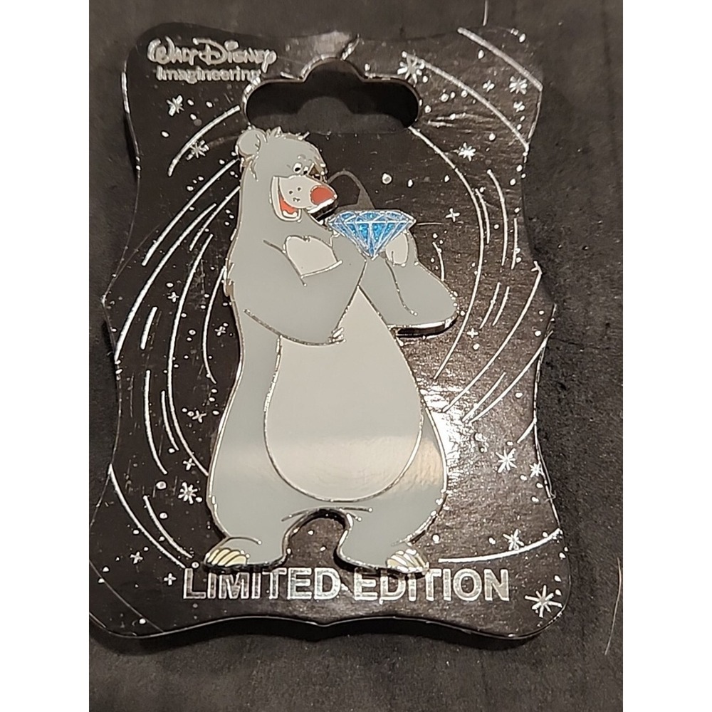 Disney Pin Jungle Book Baloo Bear WDI Cast‎ Exclusive 70th diamond LE 250 116933